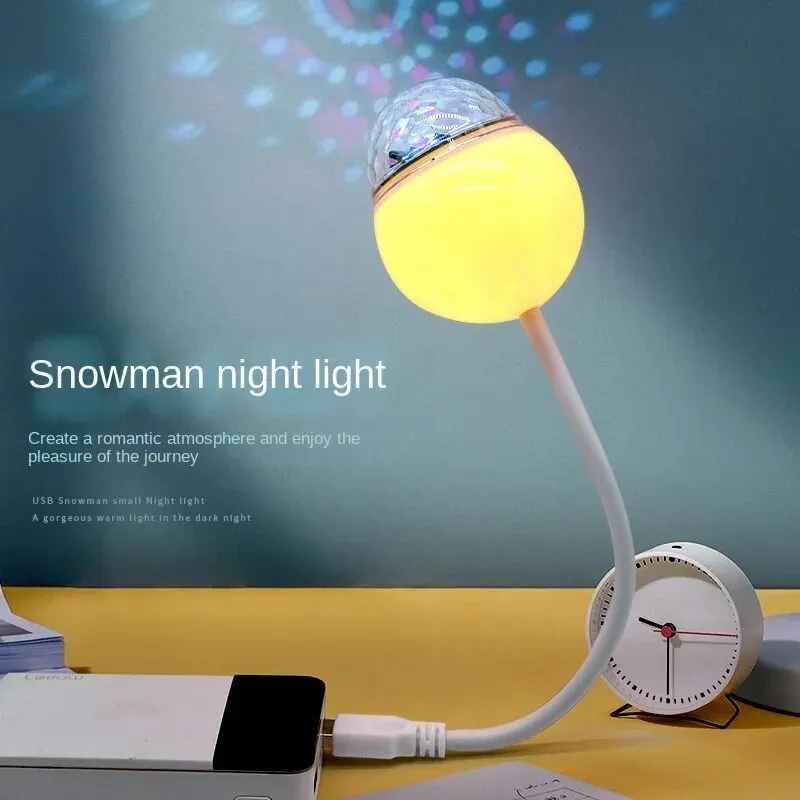 USB Colorful Snowman Nightlight