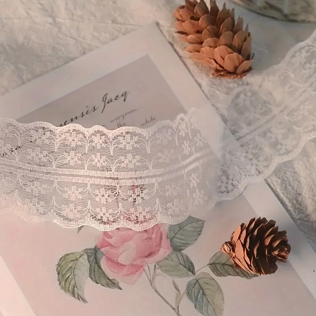 Lace Ribbon for Gift Wrapping Dress Wedding Decoration Sewing Crafts 10.9Yards