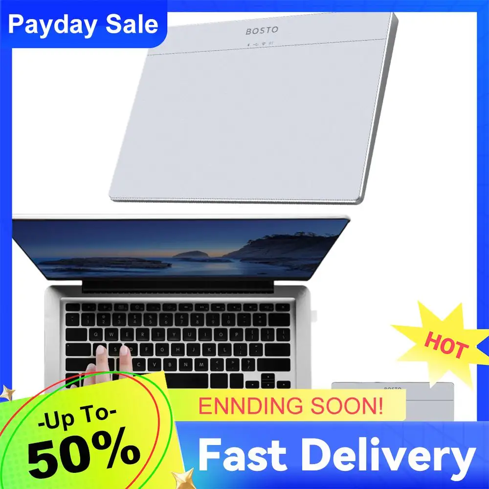 블루투스 호환 터치패드 멀티 제스처 휴대용 트랙 패드 Type-C Windows ..