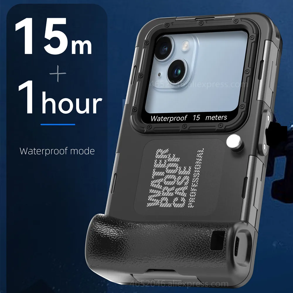 ShellBox Box For iPhone 16 Pro Max 16E 15 14 13 12 Waterproof Case IP68 Standard Professional Diving Photography Phone Cases