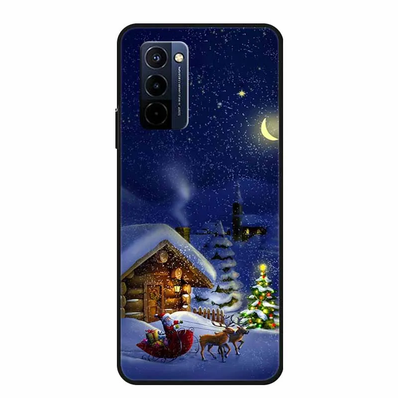 Festive Holiday-Themed Soft TPU Silicone Phone Cover
