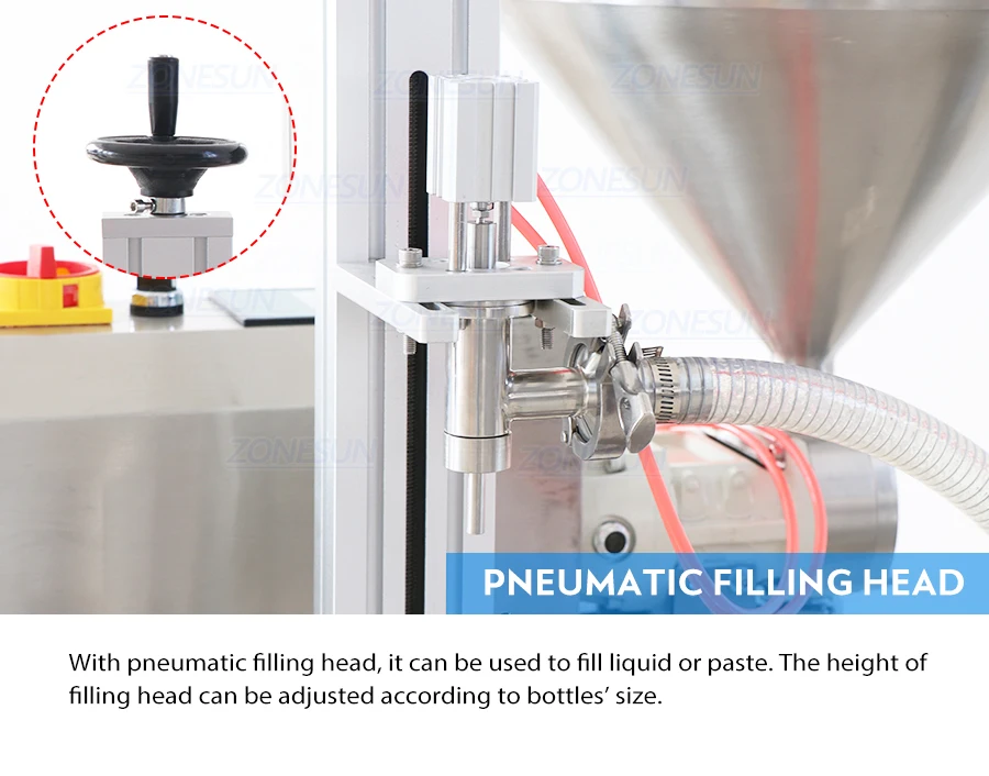 ZONESUN ZS-DTGT900CZ Automatic Rotor Pump Paste Filling Machine