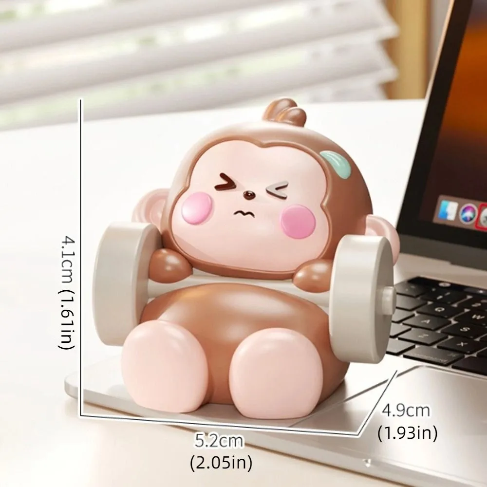 Resin Monkey Miniature Figurine Statue Handmad Little Monkey Ornaments Cartoon Crafts Monkey Landscape Decoration