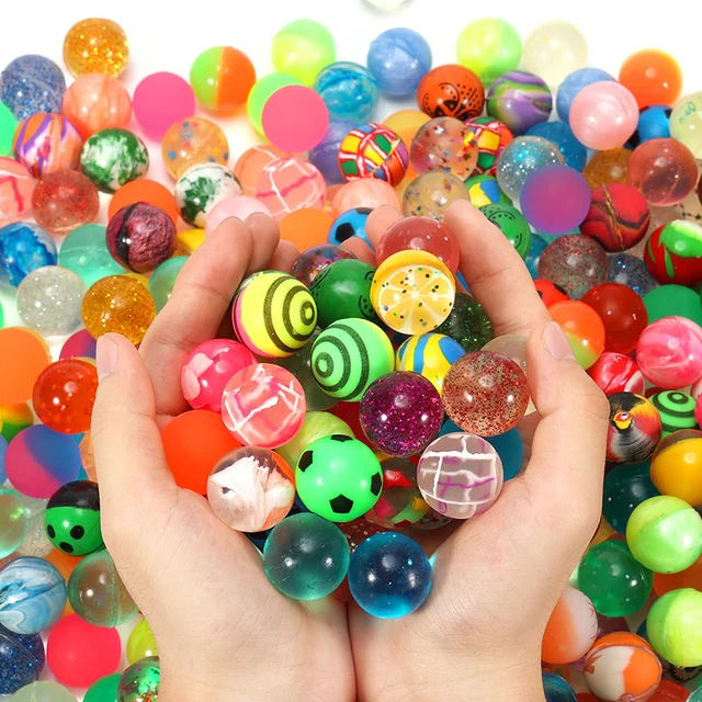 Bouncing Ball Rubber Children Elastic Balls Toys Jump Balls Float Ball Indoor Outdoor Fun Entertainment Games for Kids Gifts TMZ 4