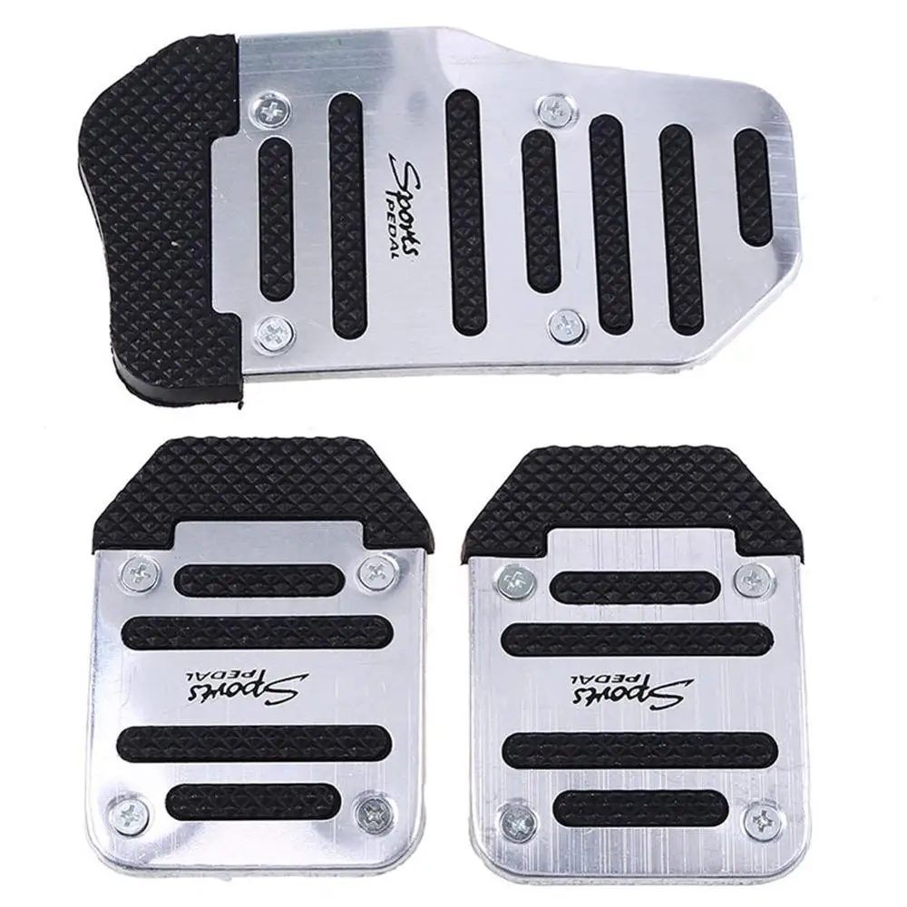 3pcs/set Economical Manual Car Pedals Pad Brake Covers Universal Fit
