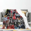 Charles Leclerc Monacan motorsports racing driver Collage Summer Blanket Thin Blanket Comforter Flannel Soft throw Blankets 2