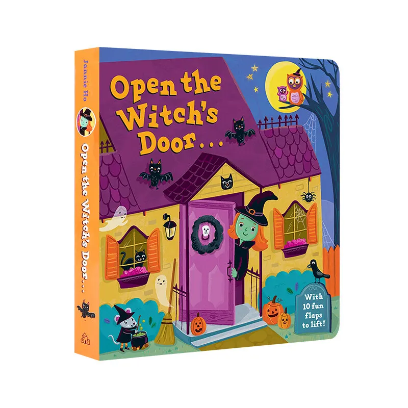 

MiluMilu English Original Open The Witchs Door Witch's 0-2 Young Children's Reading Early Education Fairy