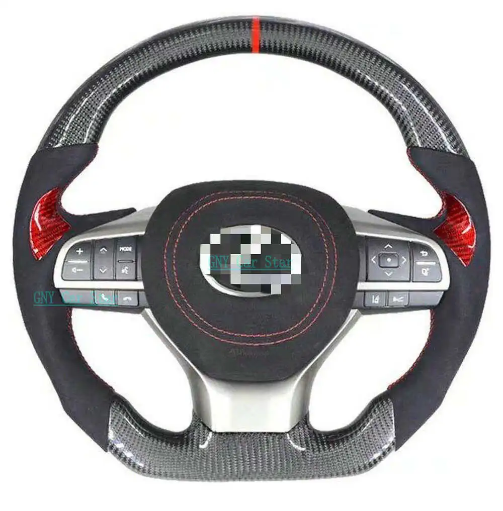 

100% Real Carbon Fiber Steering Wheel For Lexus ES GS RX LX 2015-2017