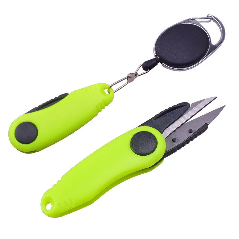 Fishing Scissors Portable Folding Fishing Line Cut Clipper Thread Cutters Stainless Steel Tackle