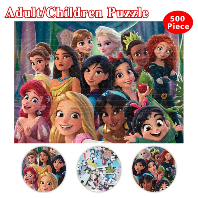 Disney-Puzzles de dessin animé CAN o & Stitch pour adultes, jeux de films  pour enfants, jouets de décompression, 300 pièces, 500/1000 pièces -  AliExpress