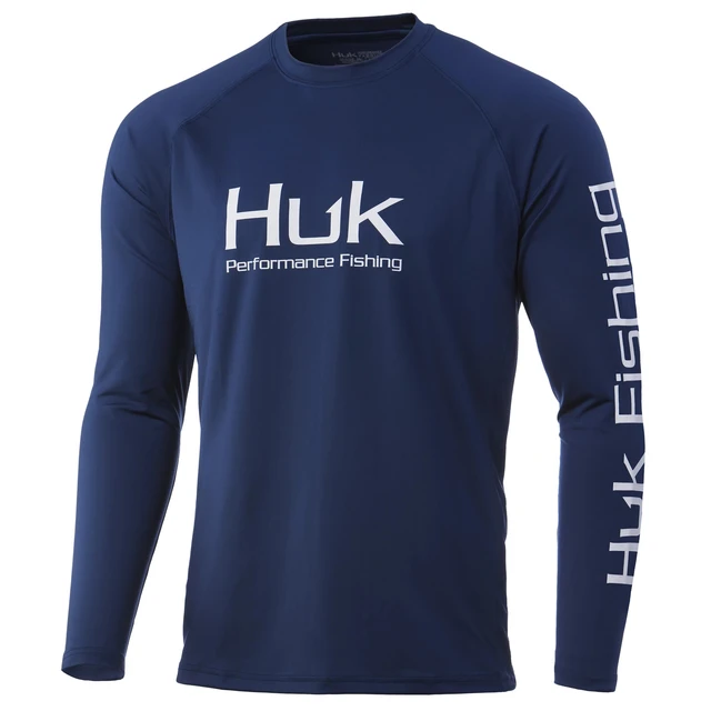 Huk Performance Fishing Clothing Men's Vented Long Sleeve Uv