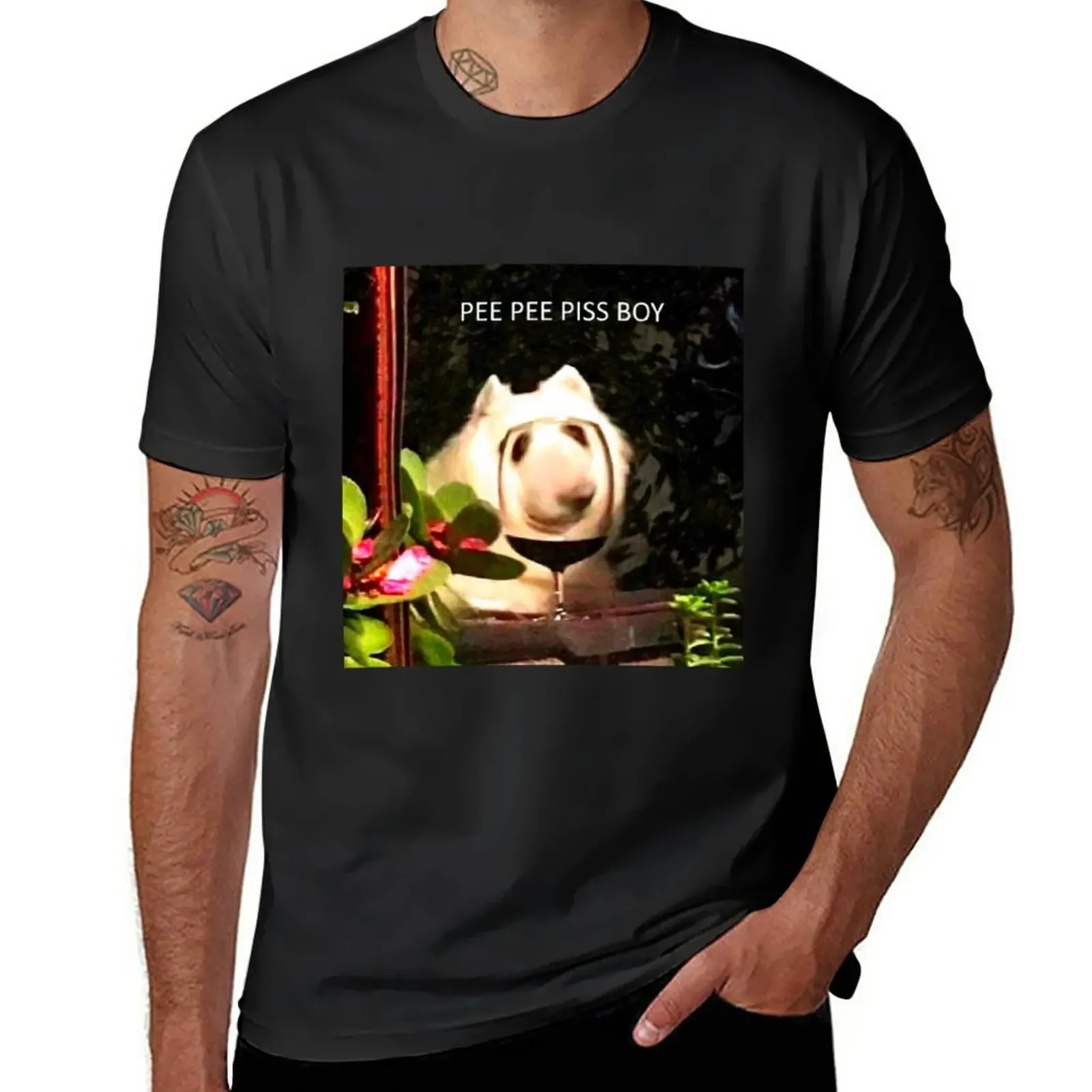 

piss boy T-Shirt boys whites hippie clothes tshirts for men