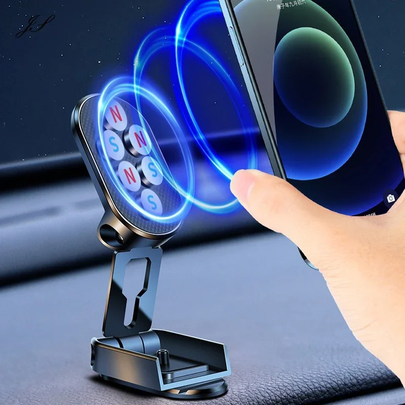Magnetic 360° Rotatable Car Phone Holder and Stand