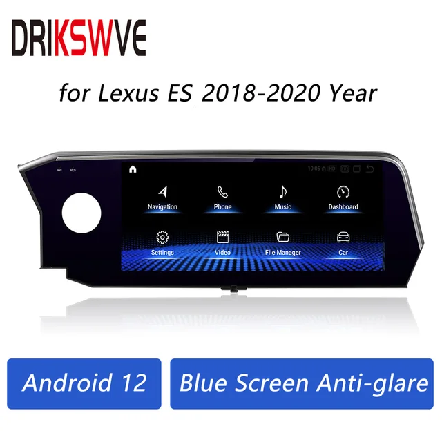 DRIKSWVE Android 12 Car Display Screen: A Multimedia Powerhouse for Lexus ES 2018-2020