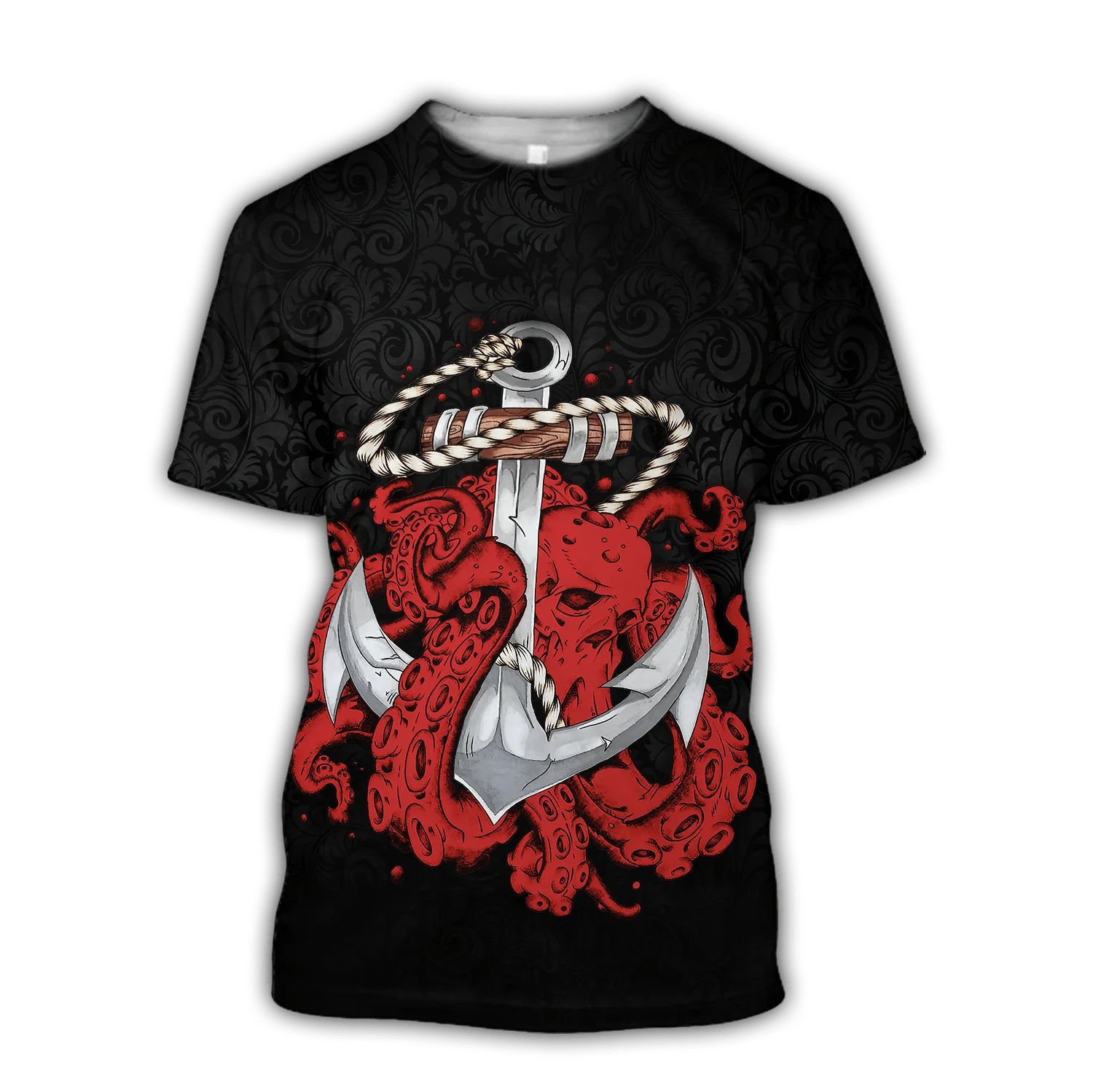 

Men's T-Shirt For Men Clothing Octopus 3D Printed Funny T Shirt Summer Tops Short Sleeve Fashion Casual Tees Personality