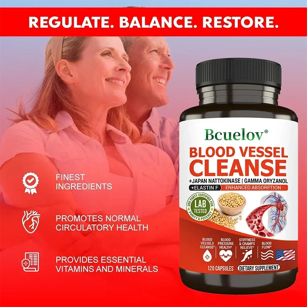 Nattokinase capsules-nourish the heart, clean blood vessels, help blood pressure, cardiovascular health, health