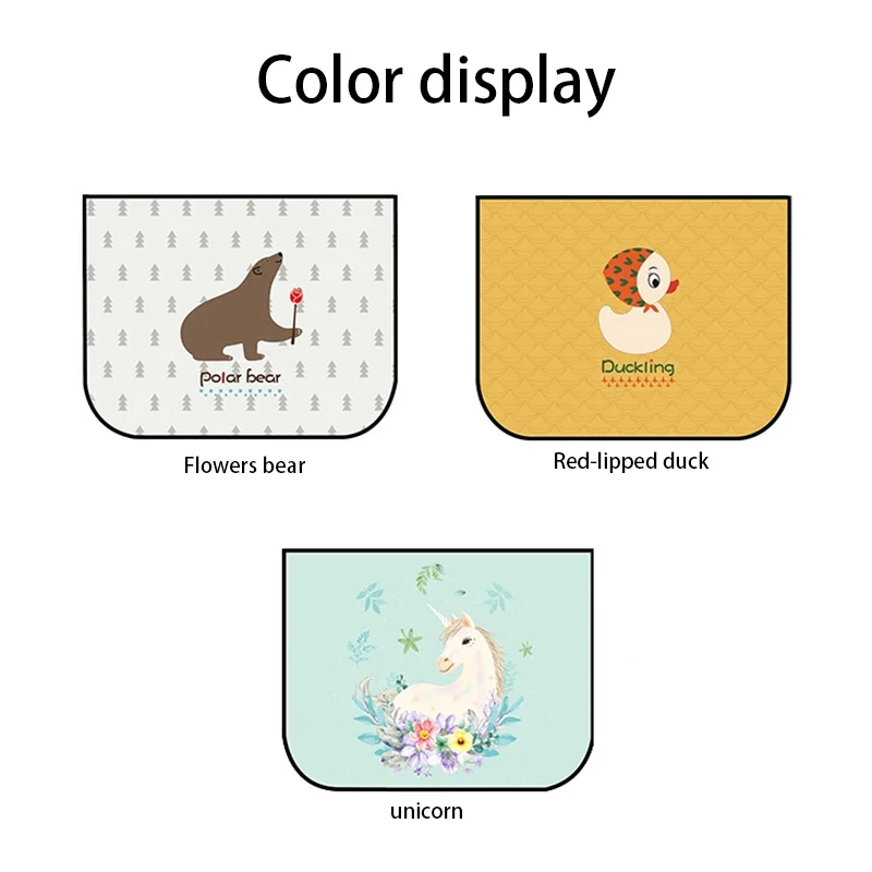 Magnetic Curtain In The Car Window Sunshade Cover Cartoon Universal Side Window Sunshade UV Protection For Kid Baby Children