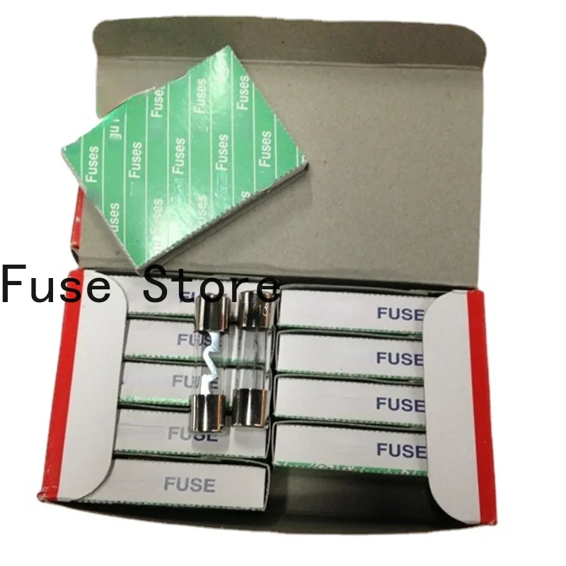 5PCS Vehicle Fuse Tube Explosion-proof Glass Tubular 10 * 38mm 32V/40A