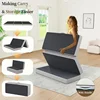 4 Inch Trifold Mattress,Twin Size Memory Foam Mattress, Folding Floor Bed Mattress Futon Mattress Portable Camping Mattress 4