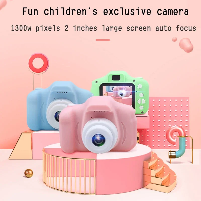 ZWN Children Digital Cameras 1080P HD Camera Video Toys 2 Inch Color Display Outdoor Camera SLR Camera Kid Toy+TF Memory Card - Image 2
