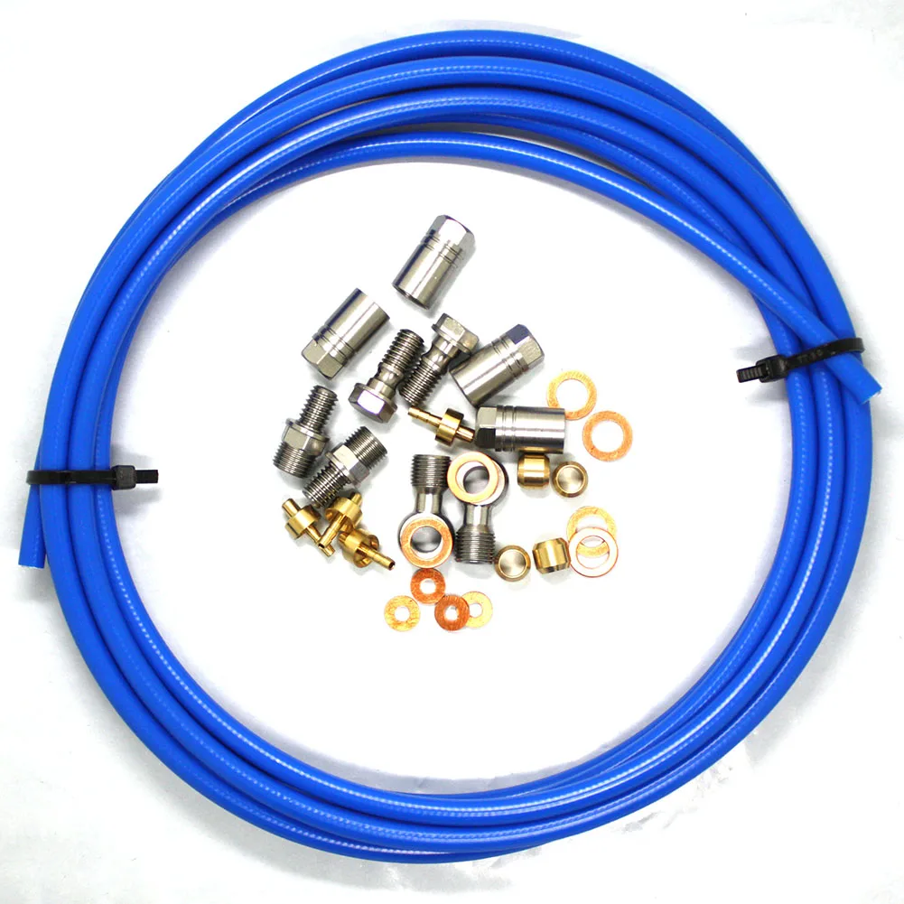 Hoffen Tech Disc Brems Schlauch Fahrrad Bike Bremshebel Connector Kit Für Front Hinteren Bremssättel Linie Schlauch Länge 2,5 m – Detail 5