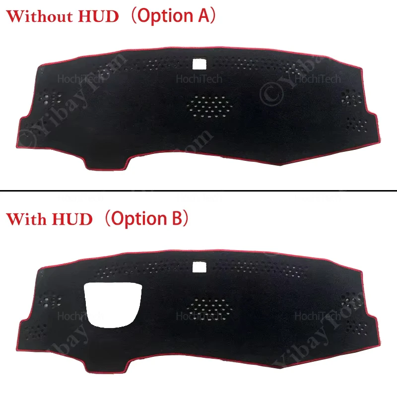 Enhanced Car Dashboard Sunshade and Anti-UV Dash Cover Mat