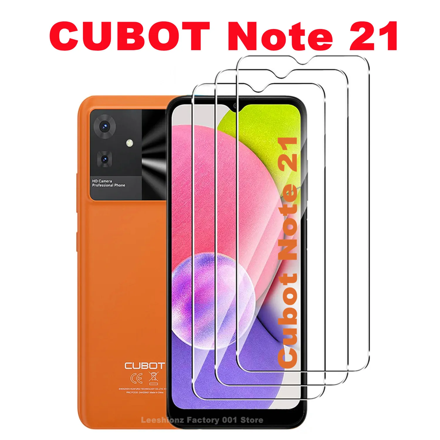 

2/4PCS For Cubot Note 21 Tempered Glass Protective ON Cubot Note 21 Screen Protector For Cubot Note21 Tempered Glass