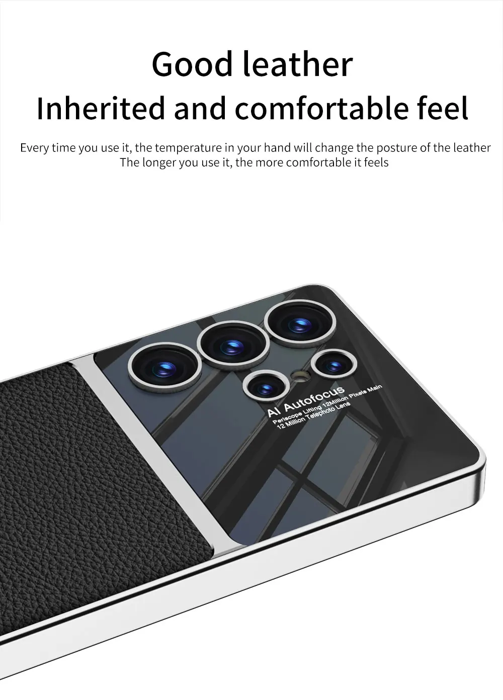Luxury Plating Leather Case For Samsung Galaxy S25 S24 Ultra Shockproof Soft Edg