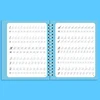 Russian Drawing Copybook Reusable Alphabet 3D Calligraphy Book Learning Numbers Education for Kids Letter Practice Book 4