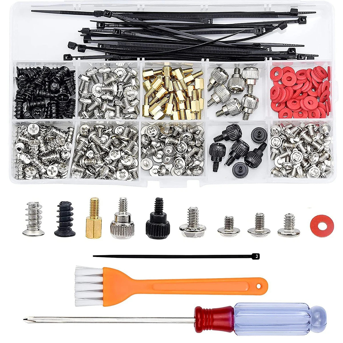 Parafuso Parafuso Kit Grupo Disco Rígido Fan Motherboard Fonte de Alimentação Servidor Hdd Psu Pci Mount Reparação Faça Você Mesmo 362.228 Pcs pc pc