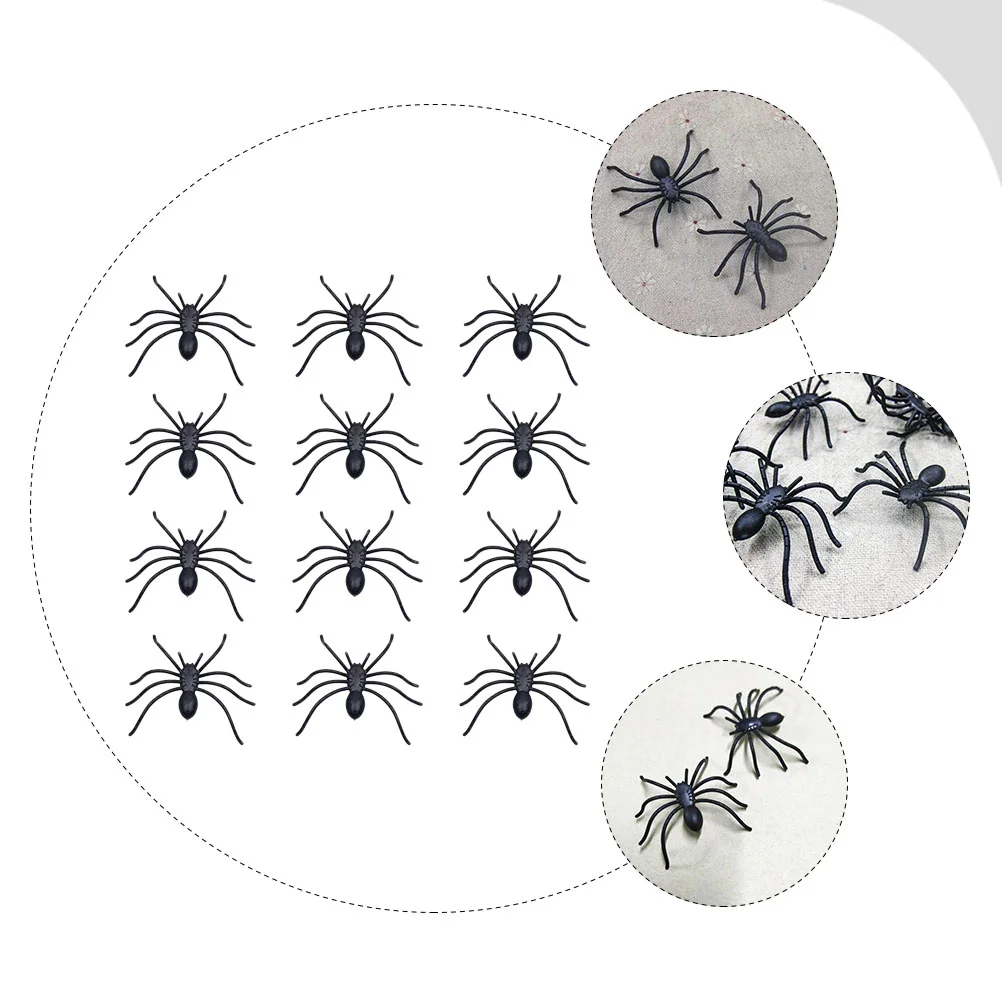 Simulation Spider Decorations Plastic Joking Toys Halloween Spiders Child Ghost
