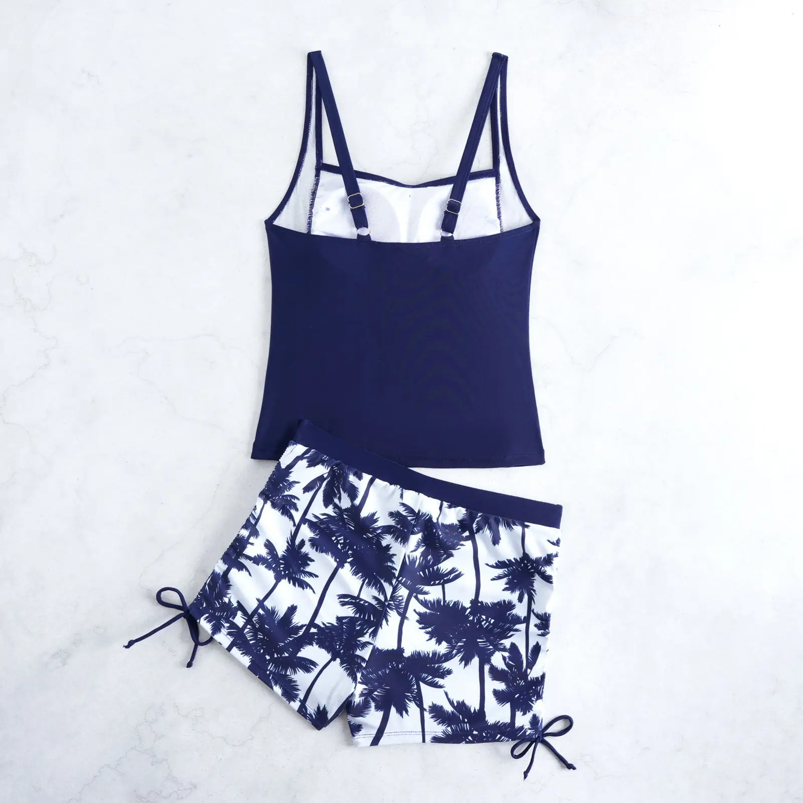 Strappy Tankini Set Two Pieces Swimwear Female Beach Wear Swimsuit S687130fba31944038ce45d796b89d17dI