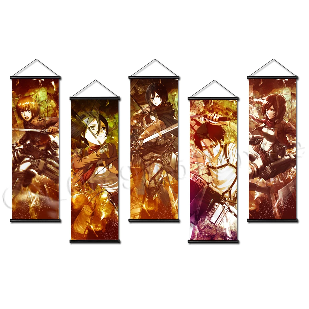Attack Titan Scroll Poster Armin Attack Titan Poster Attack Titan