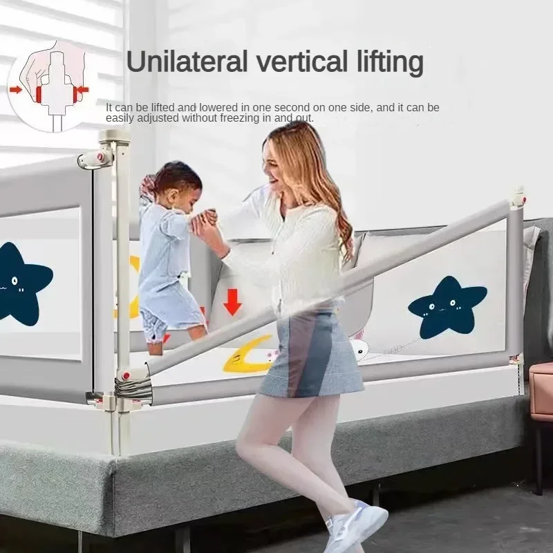 Bed Fence Baby Fall Protection Rails Children's Safty Products Universal Bed Side Stopper Adjustable Guard Rail for Kids