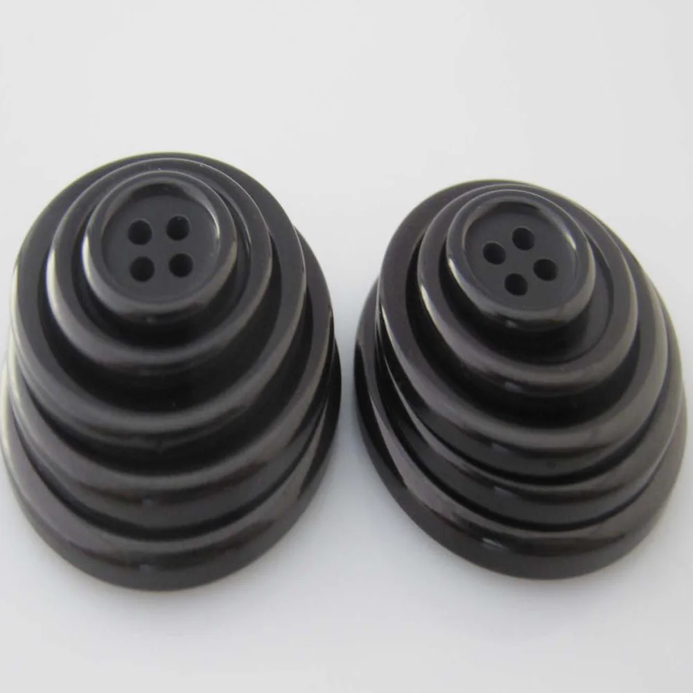 Set 10 Pezzi Nero 10 Bottoni Rotondi In Resina Opaca A 4 Fori - Dimensioni 20 Mm, Stile Retrò Per Cucito Fai Da Te Confenzione Bottoni 10 Pezzi Nero