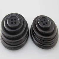 NBNVWO 4-Holes Black Shirt Buttons Black 9MM To 25MM 50Pcs/Lot Garment Accessories Decorative Craft DIY Sewing Supplies 2