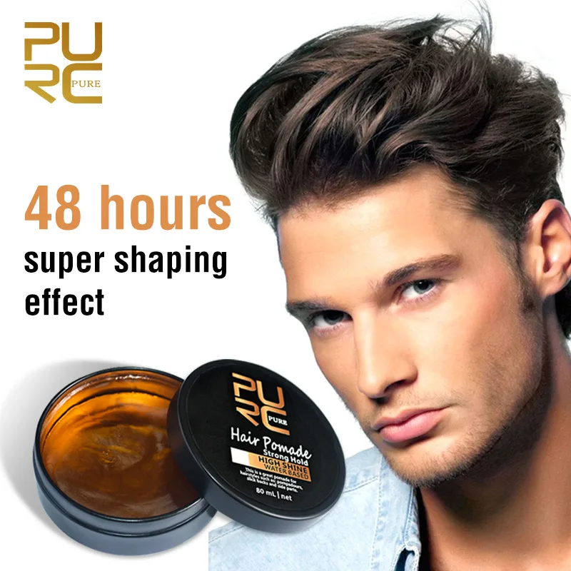 80ml Big Back Styling Retro Hair Oil Men's Hair Wax Long-lasting Styling Mud Moisturizing Hydrating Nutrition Improve Frizz