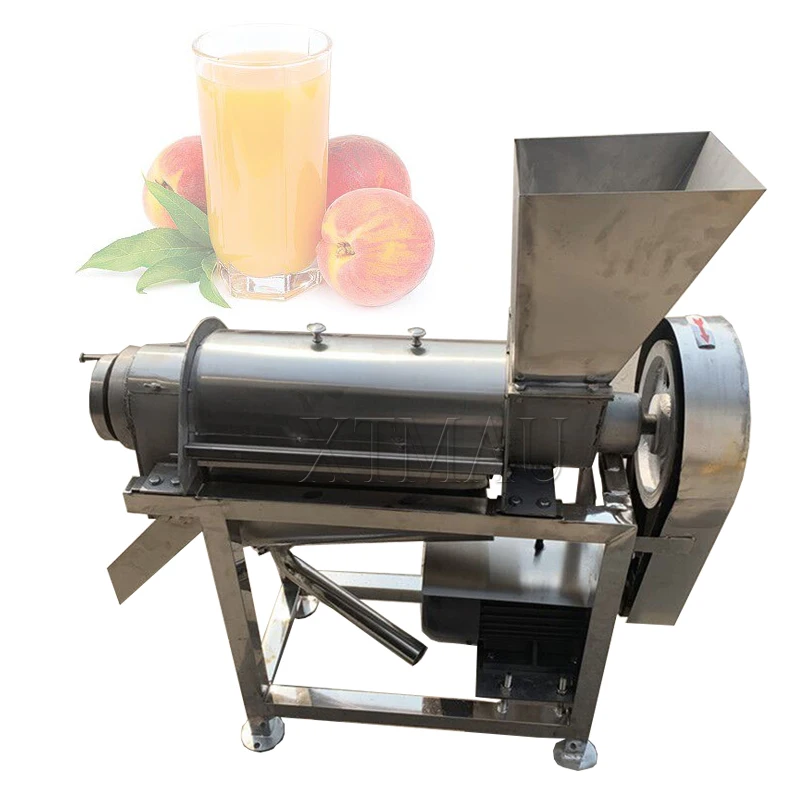 Commercial Apple Spiral Crusher Juicer Extractor Fruits Production Line