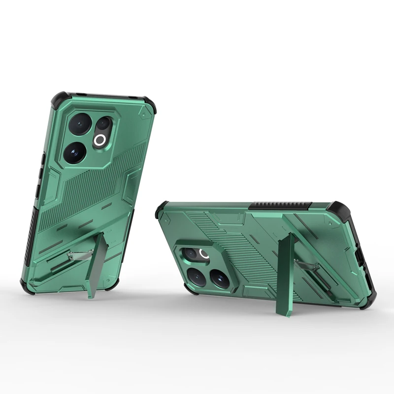 Punk Style Shockproof Rugged Armor Phone Case with Bracket