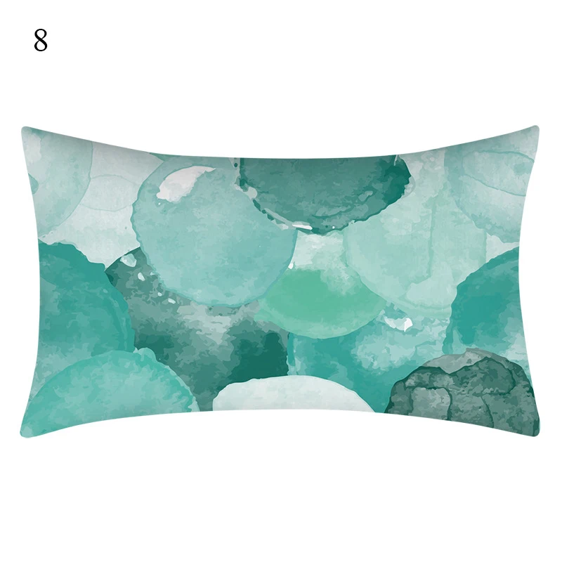 30x50cm Tropical Leaf Monstera Cushion Cover Polyester Throw Pillows Case Sofa Home Decorative Green Plants Print Pillowcase 