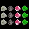 Bird Feeding Bowl Bird Cage Water Bowl Bird Feeding Trough Bird Half Round Food Box Parrot Feeding Tool Bird Cage Accessories 1