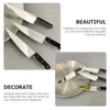 4 Pcs Hair Pins Simulated Knife Forehead Bangs Hairpin Headdress 4pcs (3# Fruit Hairpin) Gothic Accessories Clips Women Girl 2