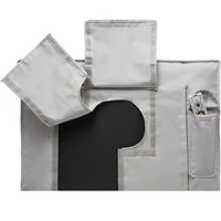 TV Housse TV extérieure résistante aux intempéries et à la poussière Beige 70 "75" 40 "46" 50 "55" 60 "65" Écran de protection TV Jardin patio TV extérieure 2