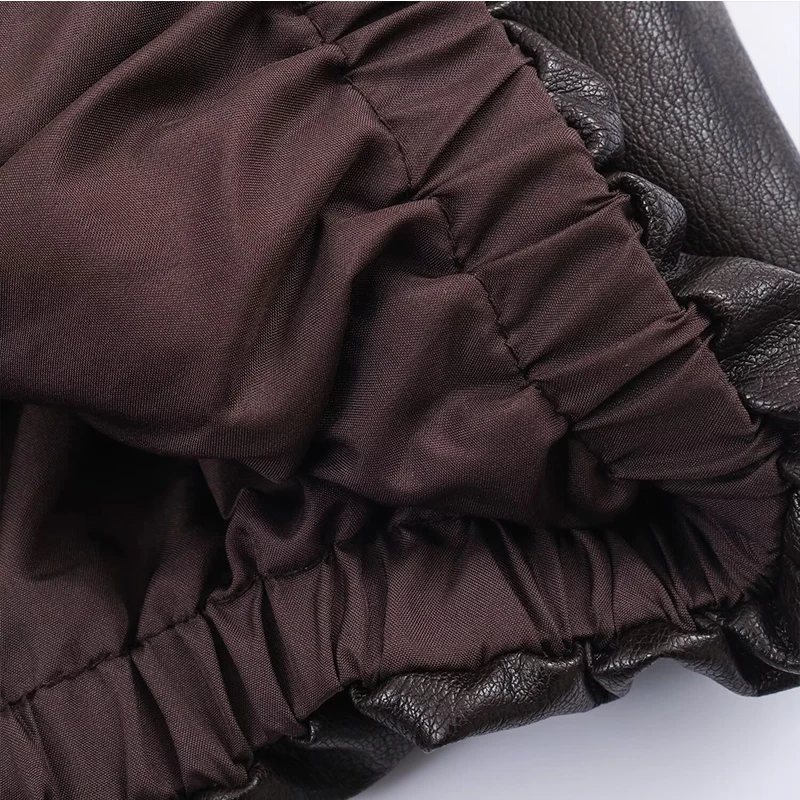 Elegant Faux Fur Collar Women's Coat Suede Single Breasted Winter Jackets Women 2025 Autumn Chic Street Office Lady Outerwear ﻿