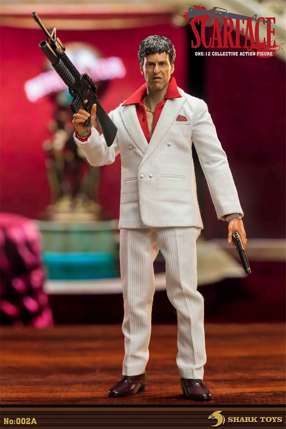 SCARFACE ALPACINO 安し アクションフィギュア 血しぶきバージョン限定