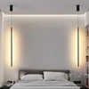 Modern Black Led Pendant Lights for Bedroom Simple Home Deco Aluminum Hanging Lamps Living Room Study Loft Light Fixture Abajur 1