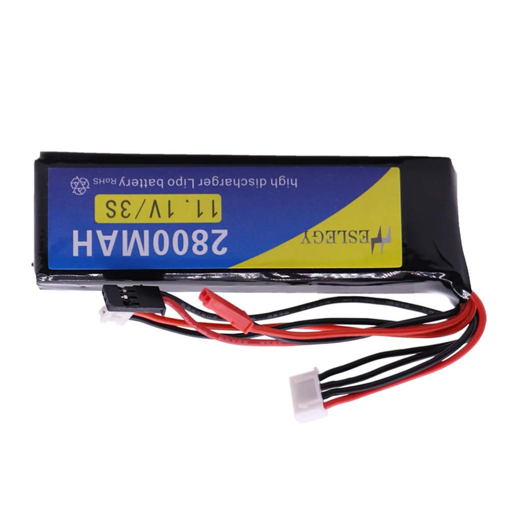 Batterie Lipo 11.1V 2800mAh pour Émetteur RC Walkera DEVO, FlySky, RadioLink