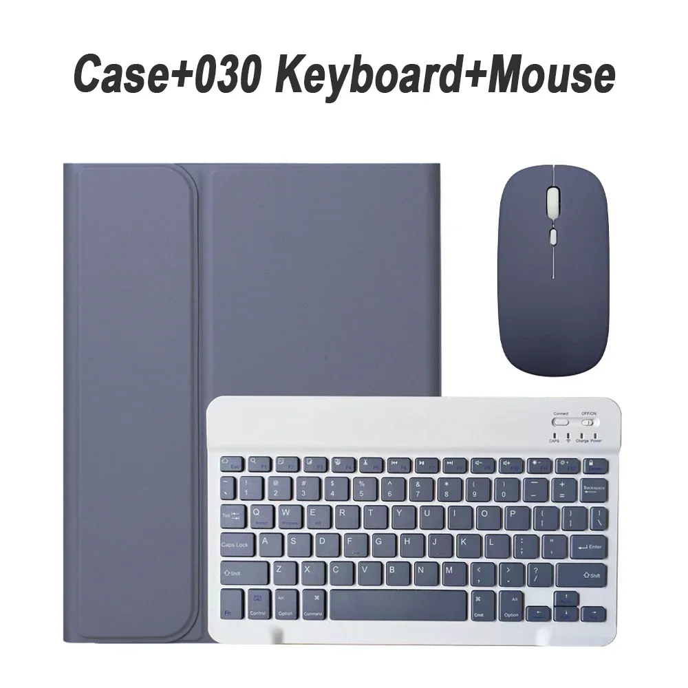 Premium Shockproof Tablet Case with Magnetic Bluetooth Keyboard - Fits 11-Inch Tablets