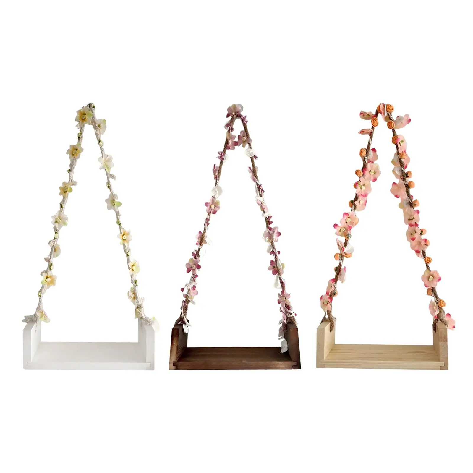 

Wooden Swing Seats with Baby Shower Gifts for Infants Girls Boys