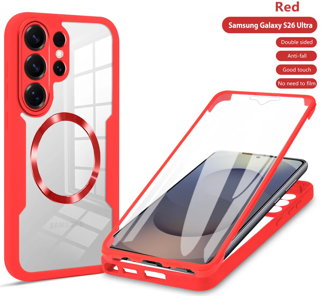 360° Fully Protected Double-Sided Magnetic Case with MagSafe Compatibility
